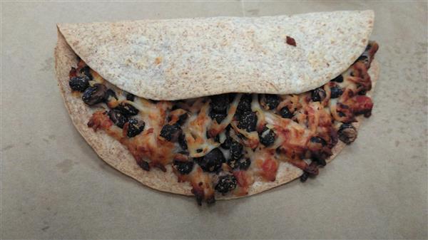 Black Bean and Cheese Quesadilla
